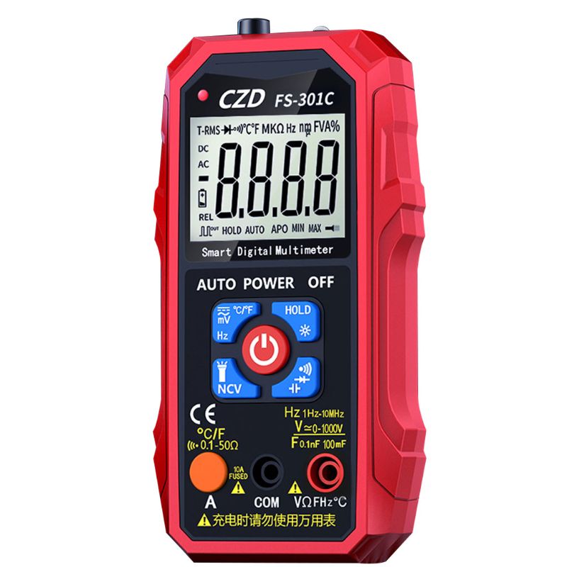 Multifunctional Digital Smart Multimeter NCV Non-contact Detection Meter Capacitance Temperature Measurement Instrument