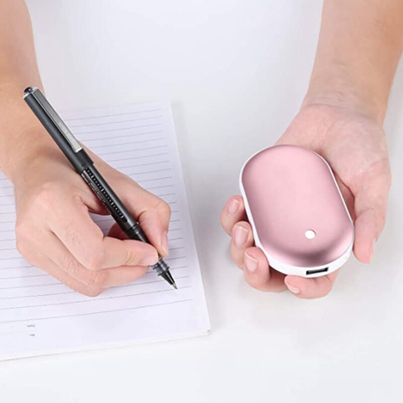 Rechargeable Hand Warmers, Powerbank Reusable Hand Warmers, Portable USB Hand Warmer Heater Battery Pocket Warmer