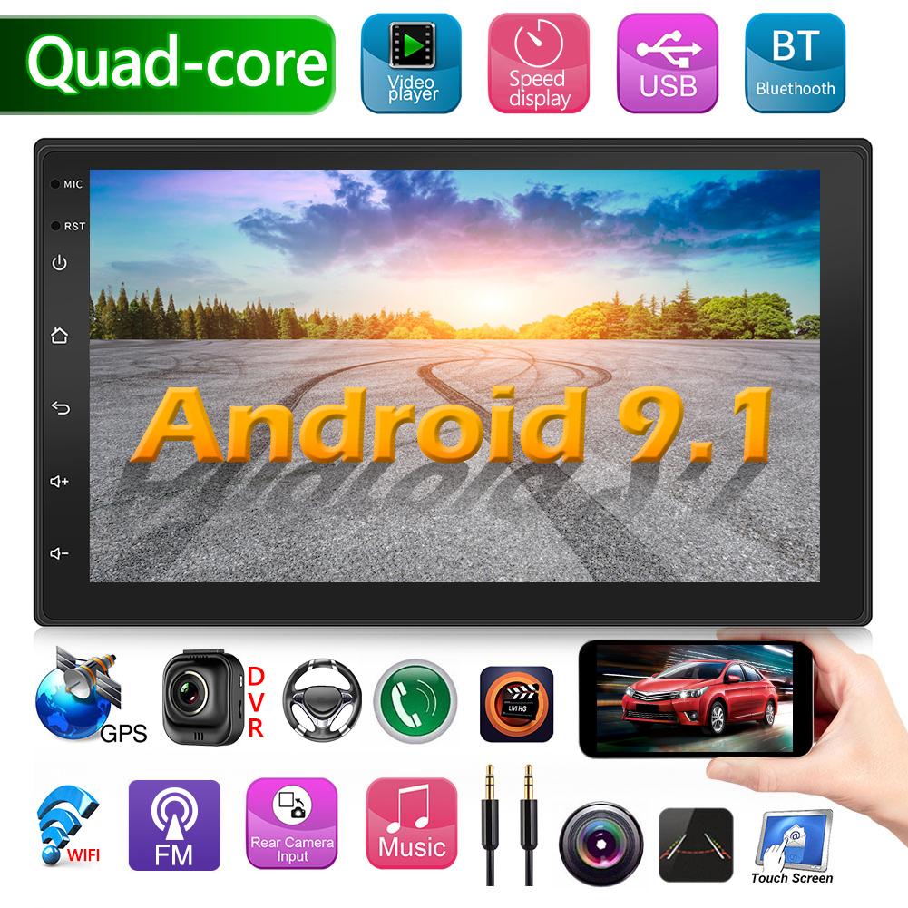 9218 4s Verbeterde 2 Din Android 9.1 Auto Stereo Gps Bluetooth Radio Head Unit 7 Inch MP5