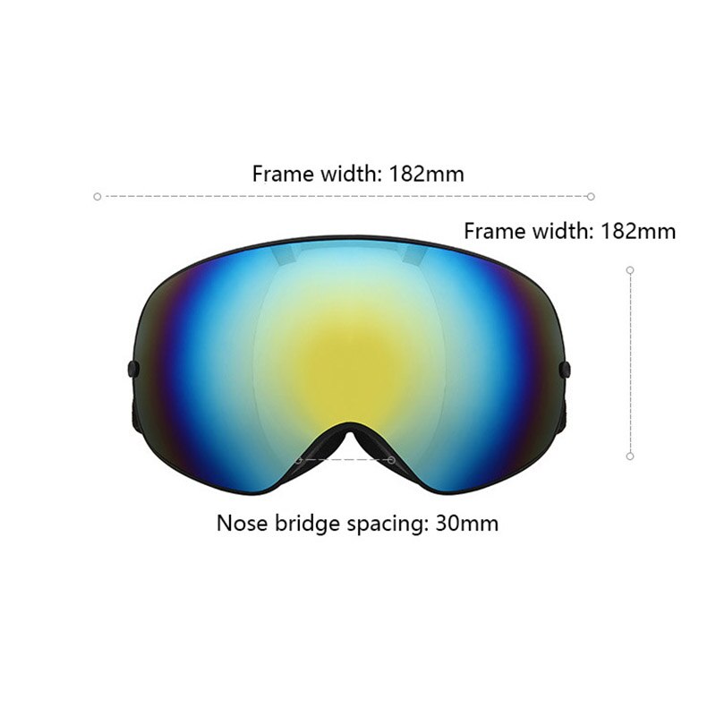 Ski beskyttelsesbriller  uv400 briller sne briller voksen udendørs sport