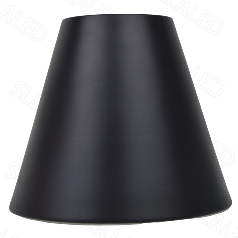 150Mm Metalen Lampenkappen Alleen Voor E27 Lamphouder Hangende Kroonluchters Tafel & Wandlampenkap Verlichtingsaccessoires: Black