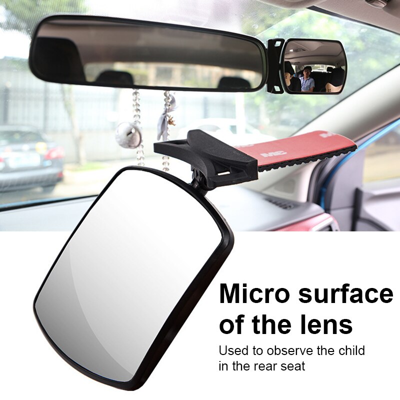 Car Mirror Car Back Seat Safety View Rear Ward Facing Car Baby Kids Monitor Reverse Safety Seats Mirror Styling Adjustable Baby