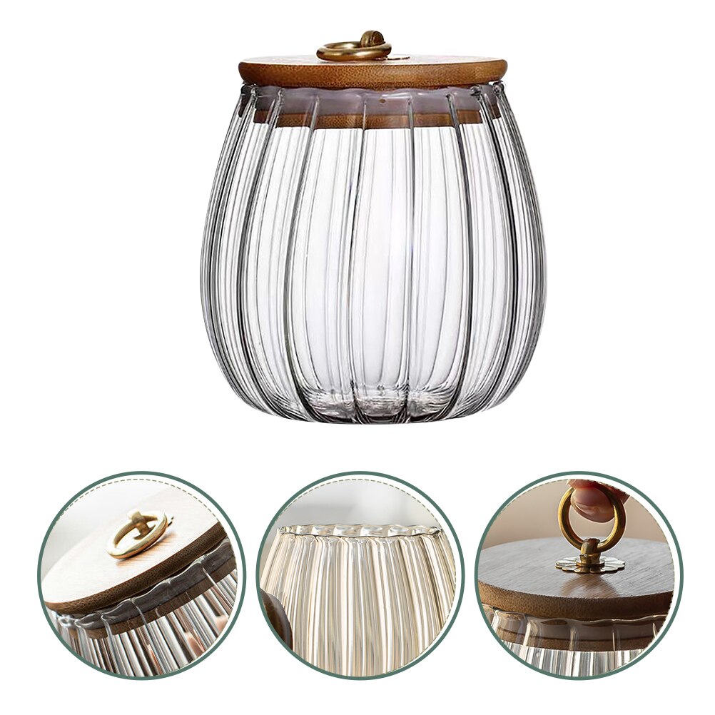 Dry Goods Canister Airtight Tea Storage Container Portable Food Storage Jar: Default Title