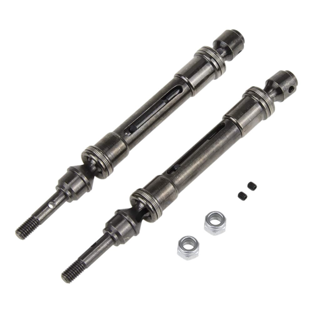 Cvd Staal Voor & Achter Aandrijfas Vergadering Heavy Duty Voor 1/10 Traxxas Slash 4X4, Slash, rustler Vxl, Stampede 4X4 Vxl Auto: 2Front