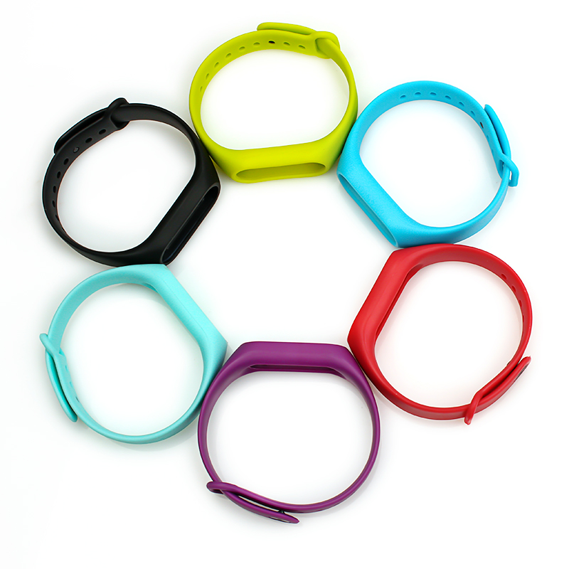 Accesorios inteligentes BOORUI, reemplazo de correa mi band 2 para xiaomi mi band 2, pulsera deportiva de silicona con colores variados