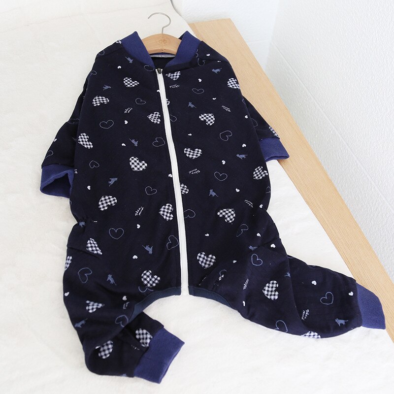 Large dog pajamas Dog warm pajamas Big four-legged dog costume Golden retriever bulldog big dog clothes: 6 / 9