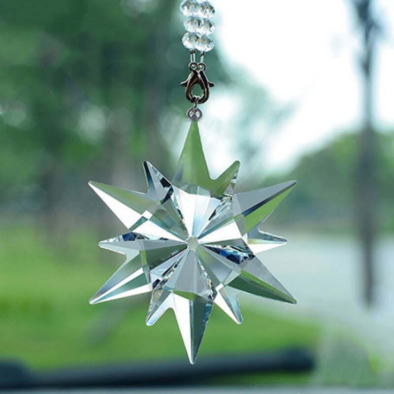 Auto Hanger Kristal Meteor Decoratie Spiegel Schorsing Huis Ornamenten Auto-accessoires Opknoping Auto Interieur