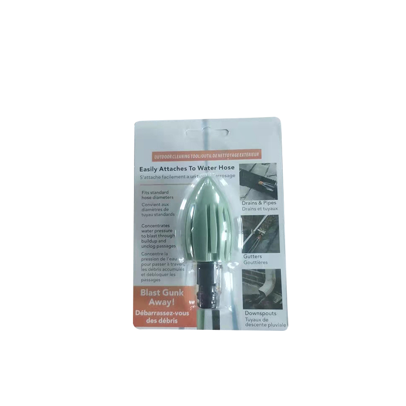Water Rocket Huis Afvoerpijp Flusher Gutter Riool Schoonmaken Tool Tuin Flusher Mondstuk Riool Reiniging Flusher Thuis Schoonmaken Tool: green
