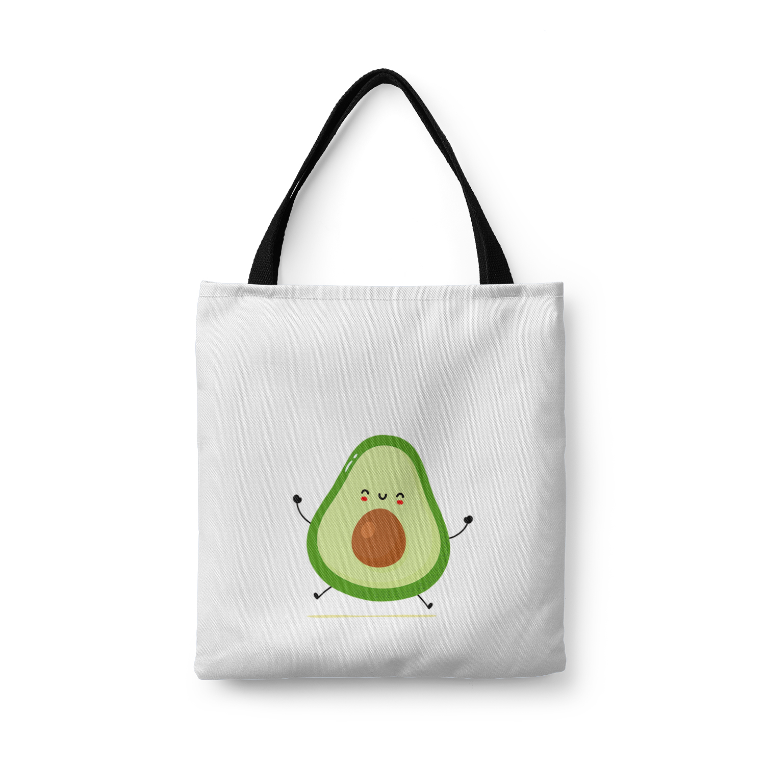 Borsa a tracolla in tela di moda per donna borsa a tracolla per scuola femminile con motivo 3d Avocado ingrandito spesso Unisex: style2