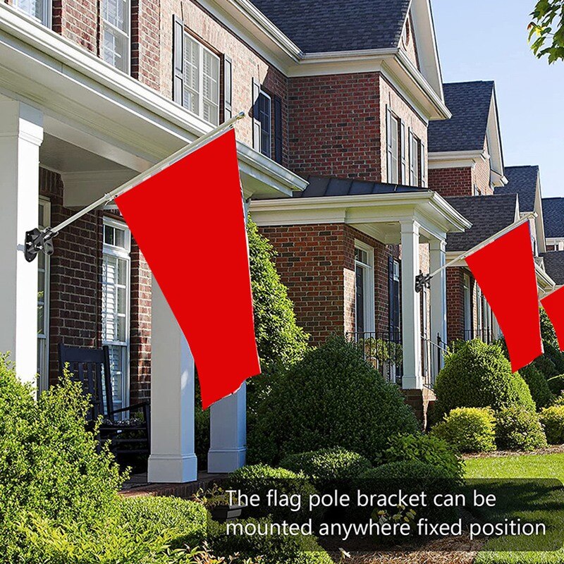 SV-Flag Pole Holder Bracket for House Outdoor,All Weather Flagpole Bracket,Heavy Duty Rust Proof Mount Hardware