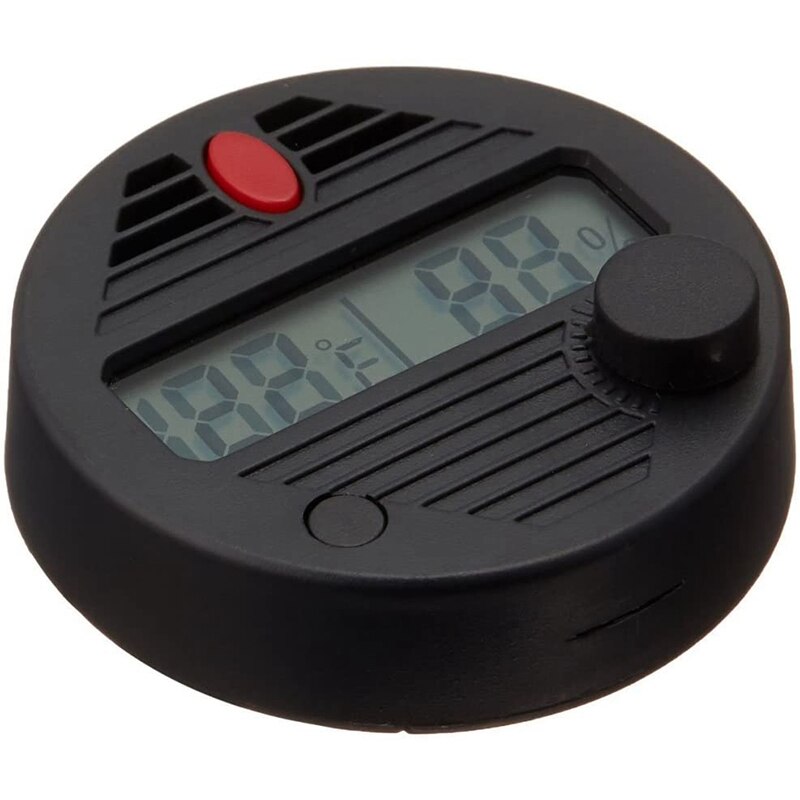 Round Digital Hygrometer for Humidors,10-Second Refresh Rate,+/-2% Humidity And1% Tempeture Accuracy for Cigar Humidors