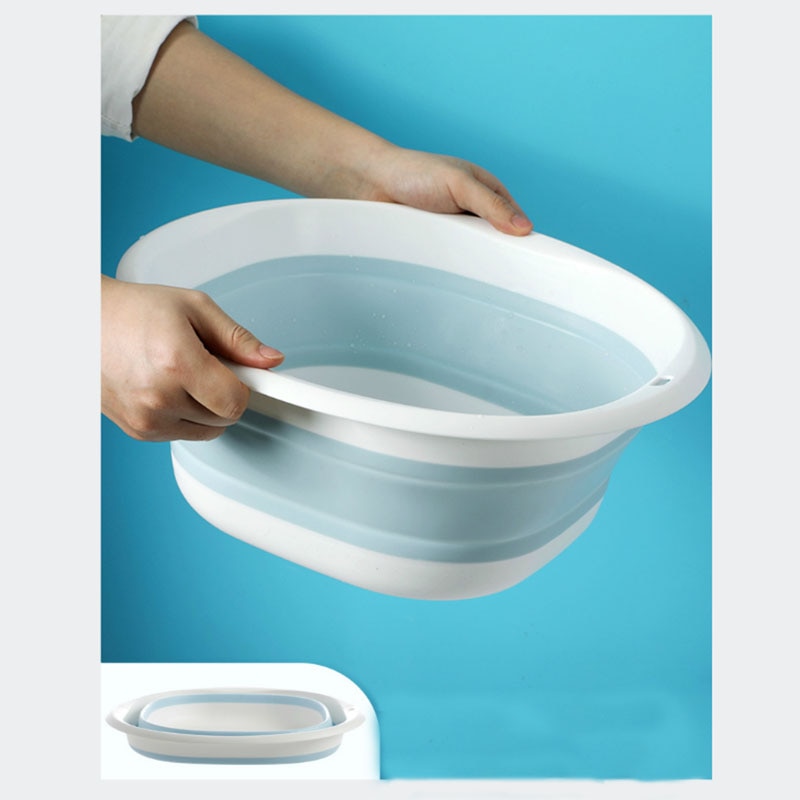 Lavabos portables baignoire pliante en plastique bassins pliants salle de bain accessoires de cuisine voyage lavabo pliant