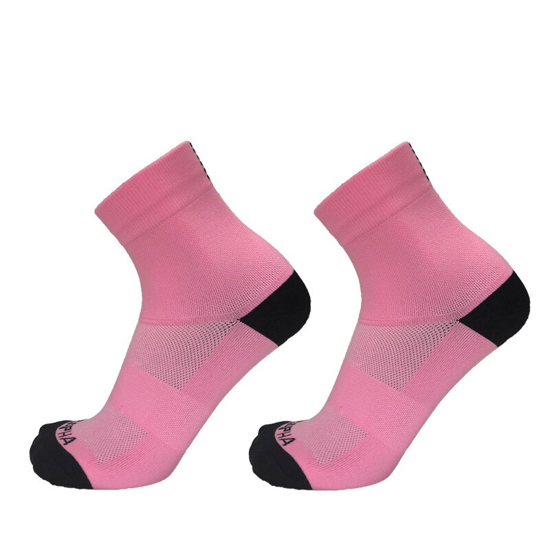 Calcetines clásicos de para verano, cómodos, transpirables, resistentes al agua, calcetines cortos de compresión Unisex: Rosa