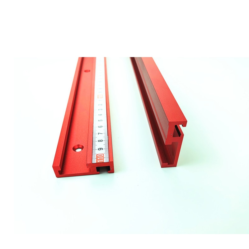 400mm/600mm/800mm Aluminium Standard t-track 45mm largeur profil 75mm hauteur avec t-track Miter jauge accessoires bricolage outil