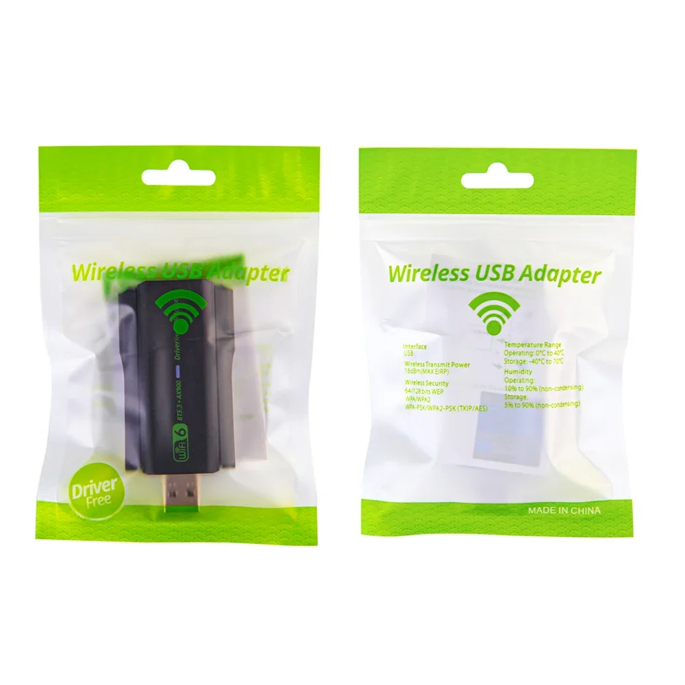 Dual antenna AX900 USB WiFi 6 Bluetooth 5.3 Adapter 2in1 Dongle Dual Band 2.4G&5GHz USB WiFi Network Wireless Wlan Receiver
