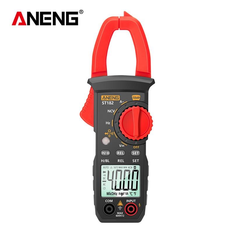 ST182 Smart Digital Clamp Meter High-precision Multimeter 400A AC/DC Clamp Meter Digital Display Backlight Clamp Meter