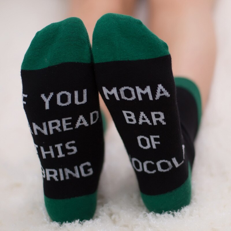 Custom wine socks If You can read this Bring Me a Glass of Wine Socks autumn spring fall Dobby Halloween Sock: YM13-9