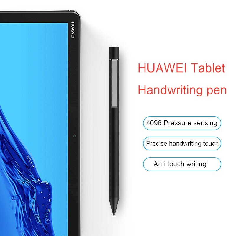 Stylus m-pen lite til huawei mediapad  m5 lite  m6 kapacitiv pen stylus  m5 lite touch pen til matebook e  m6 10: Sort