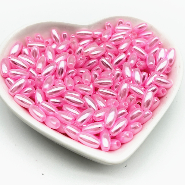 200pcs 4*8mm Acrylic Beads Loose Spacer for Jewelry Making Necklaces Earrings Bracelets Handmade Diy