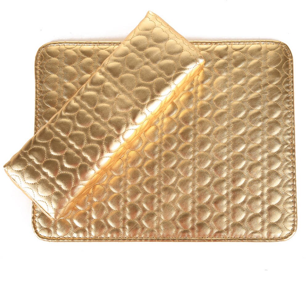 Almohadas de cuero para reposabrazos, soporte de cojín semicircular para manicura en salón de belleza, artístico: 5