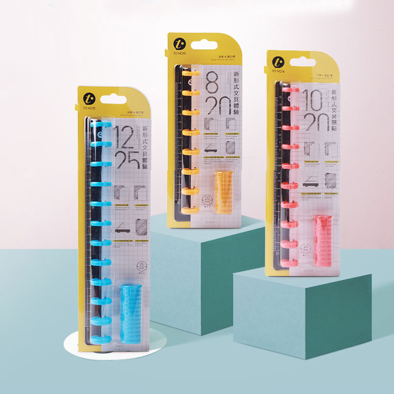 T Mushroom Hole Disc Binding Loose-Leaf Puncher Adjustable 12-Hole Punch Disc Bound Notebook Crafts and Scrapbooking Punchers