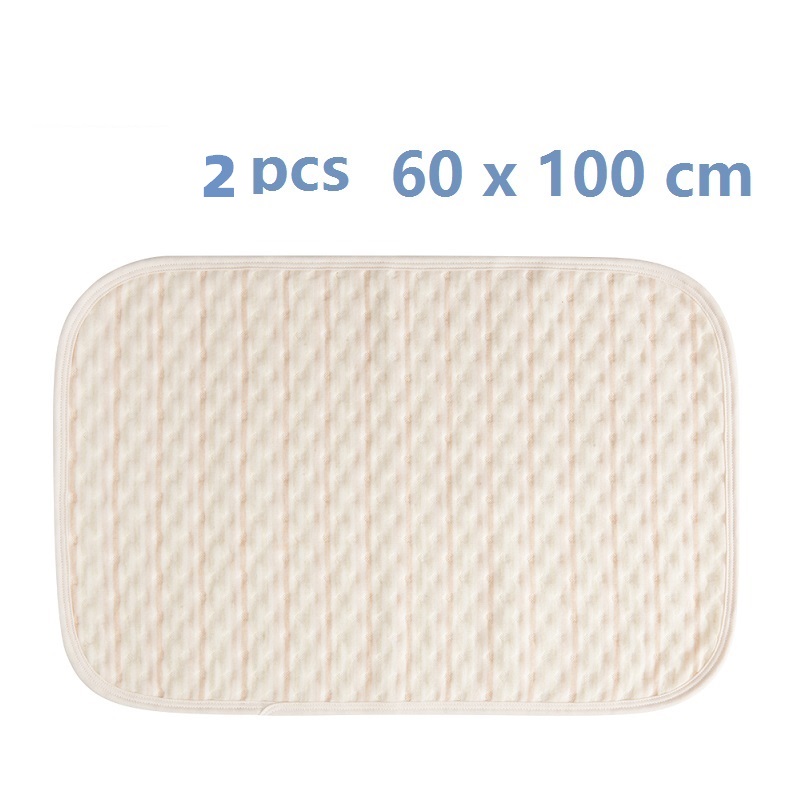 Matern'ella Baby Baby Wasbare Luier Nappy Urine Mat Kinderen Waterdichte Beddengoed Veranderende Pads Covers: 2pcs 60x100cm