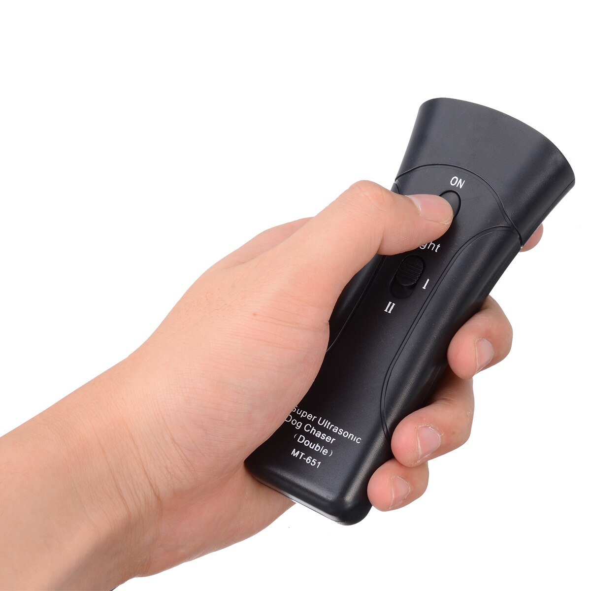 Ultrasonic Pet Dog Anti Barking Trainer Multifunctional Gentle Chaser Pet Products with High Power LED Flashlight