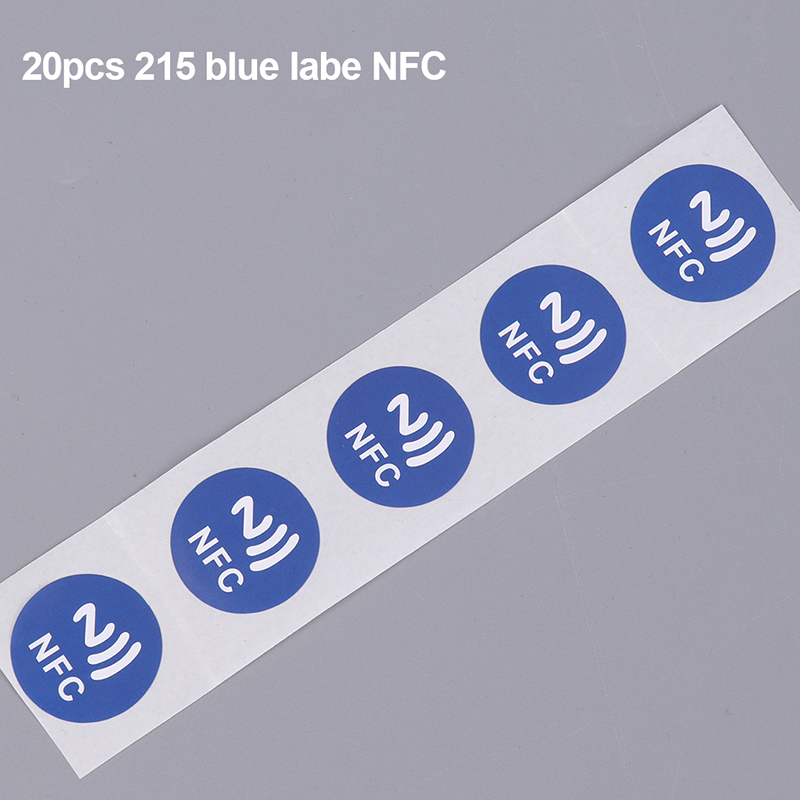 1/20/50 sztuk NFC etykiety naklejki odznaki naklejki etykiety RFID elektroniczny etykietka wielokrotnego zapisu tajny klucz naklejka tagi NFC: FIOLETOWY