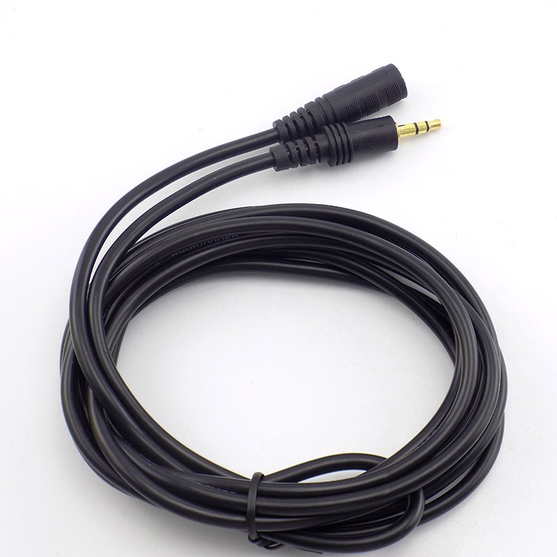 1.5/3/5/10M 3.5Mm Stereo Man-vrouw Audio Extension Cable Koord Voor Hoofdtelefoon tv Computer Laptop MP3/MP4 Oortelefoon