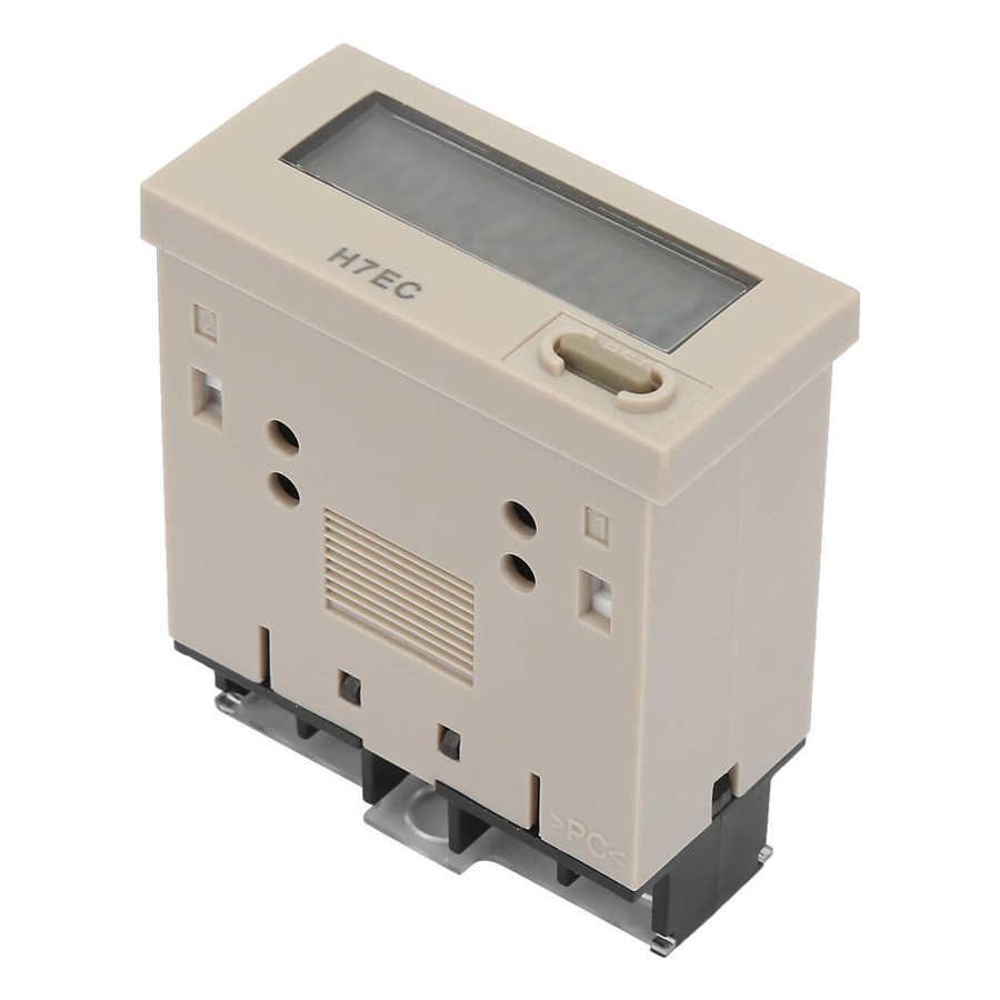 H7EC NV DC 3-36V Digital Electrical Counter Totalizer with 8 Digit LCD Display Digital Electronic Counter Electrical Access