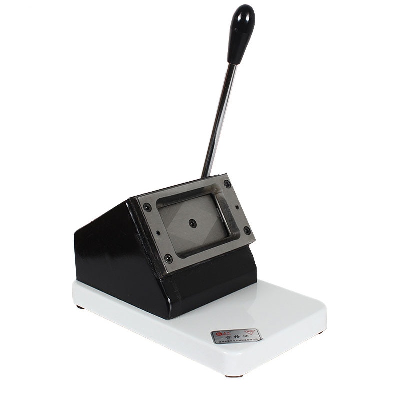 Cortador manual de tarjetas de pvc, máquina de corte de tarjetas de membresía de 86MM x 54MM, ángulo redondo/ángulo recto, 129