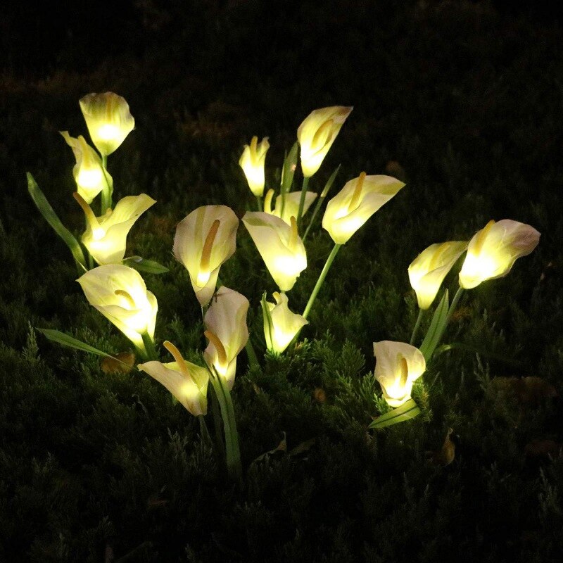 Buitentuin op zonne-energie led-lamp op zonne-energie, tuinverlichting voor thuis, landschapsnachtbloemlamp