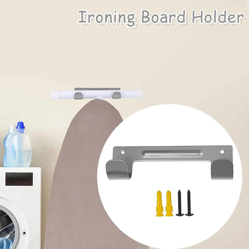 Ironing Board Wall Mount Hanger/ Ironing Board Holder Storage Organizer/ Sturdy Easy Installation/ Ironing Board Hook