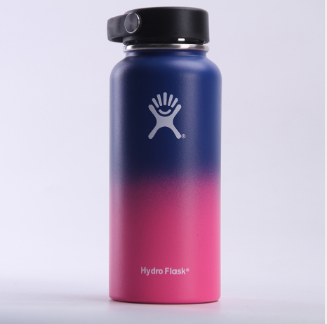 GH Stainless Steel Water Bottle Hydro Flask Water Bottle Vacuum Insulated Wide Mouth Travel Portable Thermal Bottle 32oz/40oz