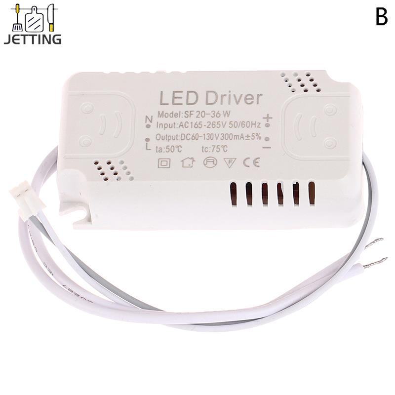 LED Driver 300mA Board 8-24W 20-36W 30-50W 36-60W 50-70W 60-80W LED Power Supply Unit Lighting Transformers For driver led Light: black