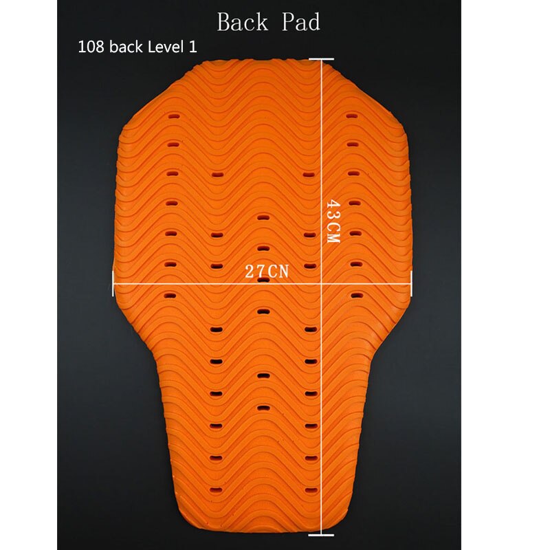 Motorfiets Fietsen Borst Terug Protector Armor Jacket Ingebouwde Vervanging Beschermende Versnelling Apparaat Om Te Voorkomen Vallen En Rebound: 108 back pad