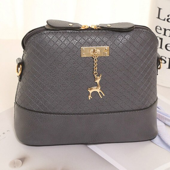 Schoudertassen Voor Vrouwen Tas Met Herten Speelgoed Shell Vorm Kleine Messenger Crossbody Tas Dames Rits Handtassen
