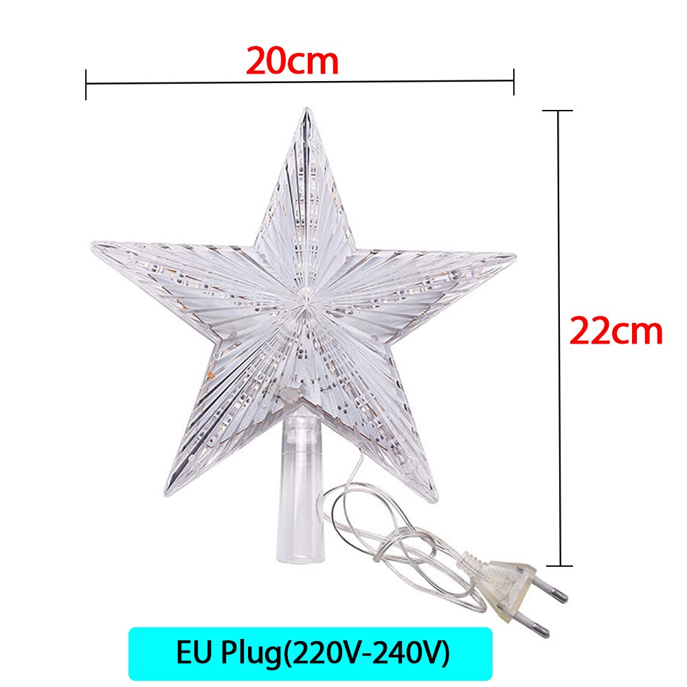 AIFENG Christmas Tree Five-Pointed Star LED Lights Fairy Lights Home Christmas Decoration Star Night Light Five-Pointed Lamp