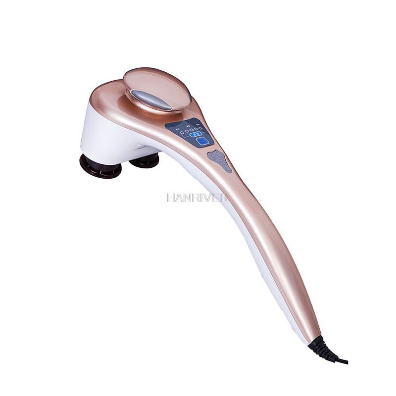 Double slider massage stick dolphin massage device electric cervical vertebra multifunctional the hammer meridiarns internality