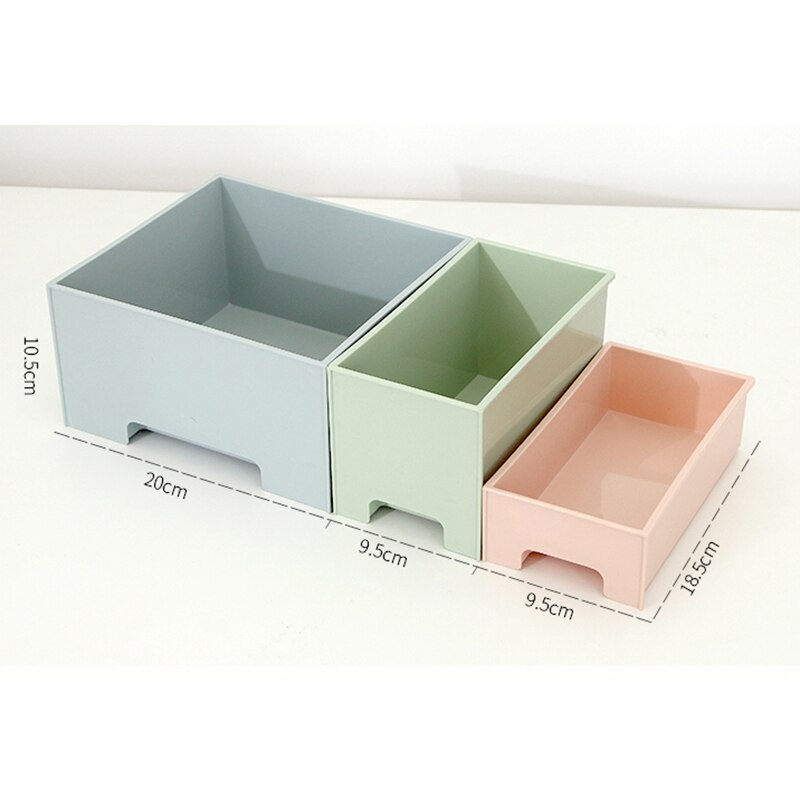 Drawer Storage Box LCD Monitor Stand Holder Bracket with Office Organizer for Desktop ND998