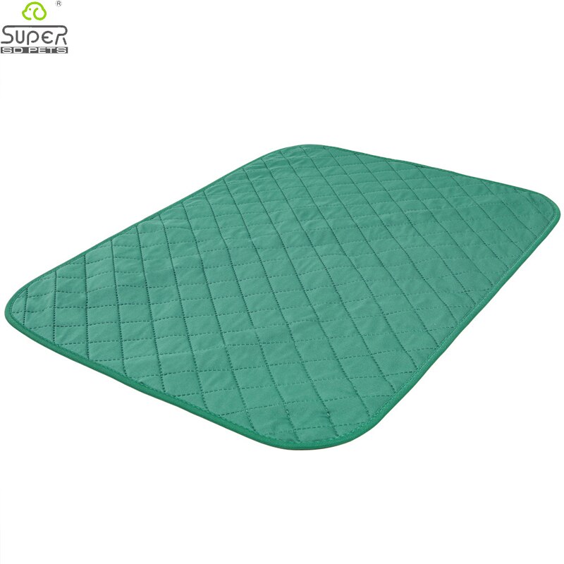 Tapis de pipi lavable en Polyester pour chien et chat, tapis très absorbant, étanche, tapis d'entraînement pour chiot, réutilisable, boîte à litière propre