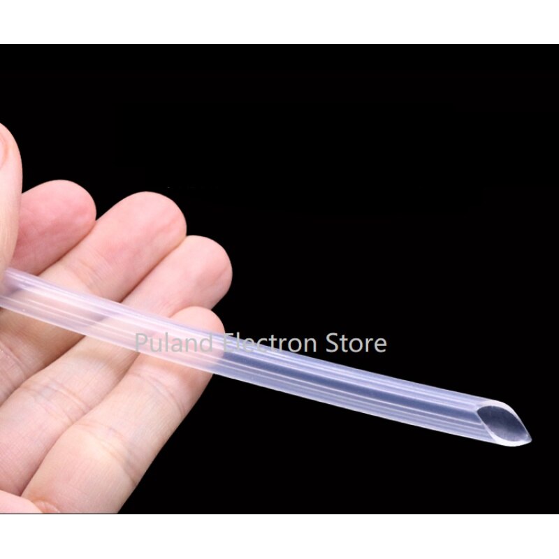 Transparent ID 1.6mm x 4.8mm OD Thickness 1.6mm Peristaltic Pump Silicone Hose Food Grade Soft Flexible Pipe Water Connector