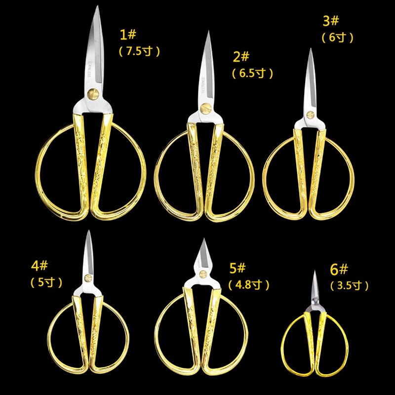 Rvs Naaien Schaar Korte Cutter Tailor Schaar Gouden Schaar Stof Cutter Tools Voor Naaien Diy Borduurwerk Schaar