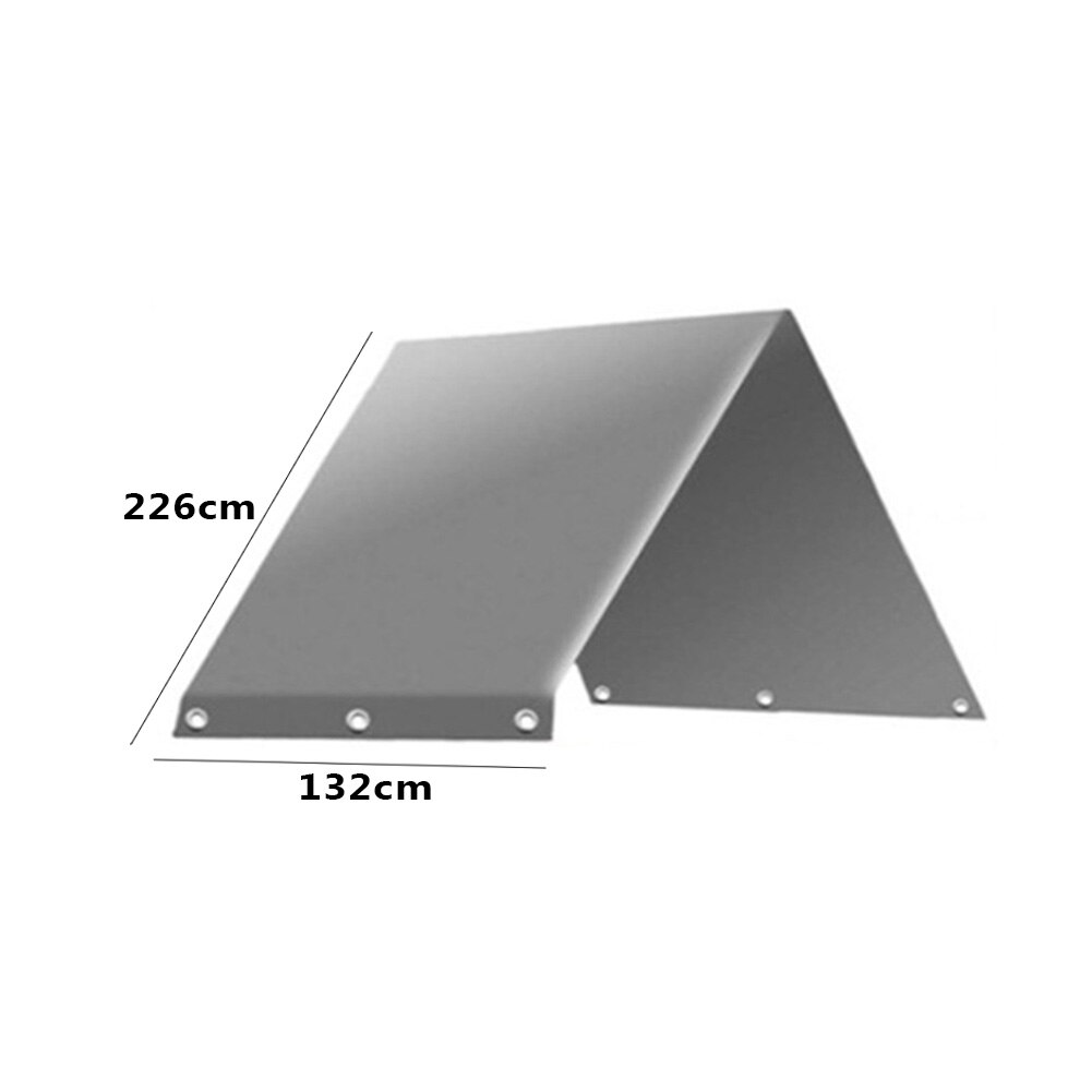 Outdoor Easy Install Swingset Shade 132x226cm Kids Tarp Sunshade Playground Roof Canopy Snow Proof Warehouse Waterproof Cover