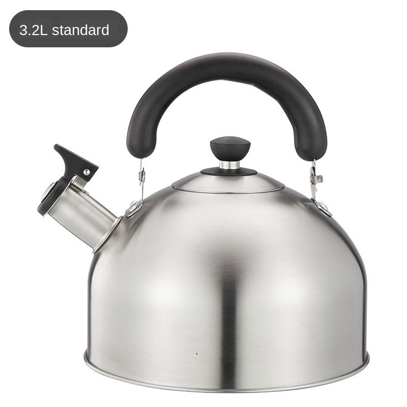 Roestvrijstalen Huishoudelijke Fluitje Ketel Ketel Grote Capaciteit Inductie Koken Gasfornuis Gasfornuis Universele: 3.2L