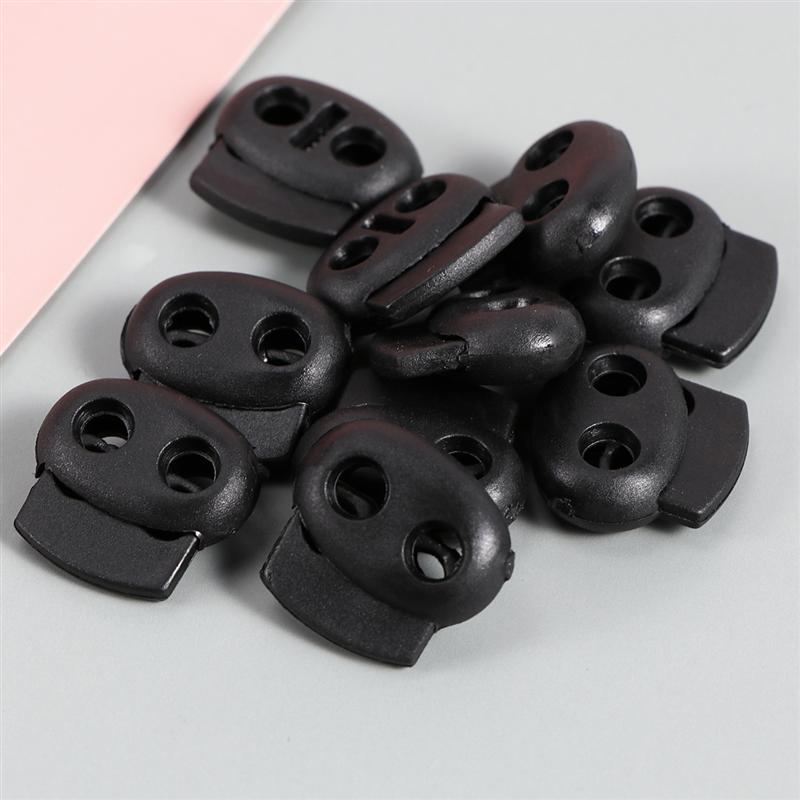 500 Pcs Stopper Nylon Plastic Te Installeren Universele Dubbele Hole Stopper Pakket Cord Lock Voor Paracord Producten Broek