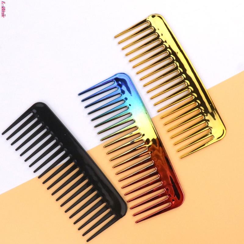 Large Wide Tooth Comb Detangling Reduce Hair Loss Comb Pro Hairdress Salon Dyeing Styling Brush Tool for Wet or Dry Hair