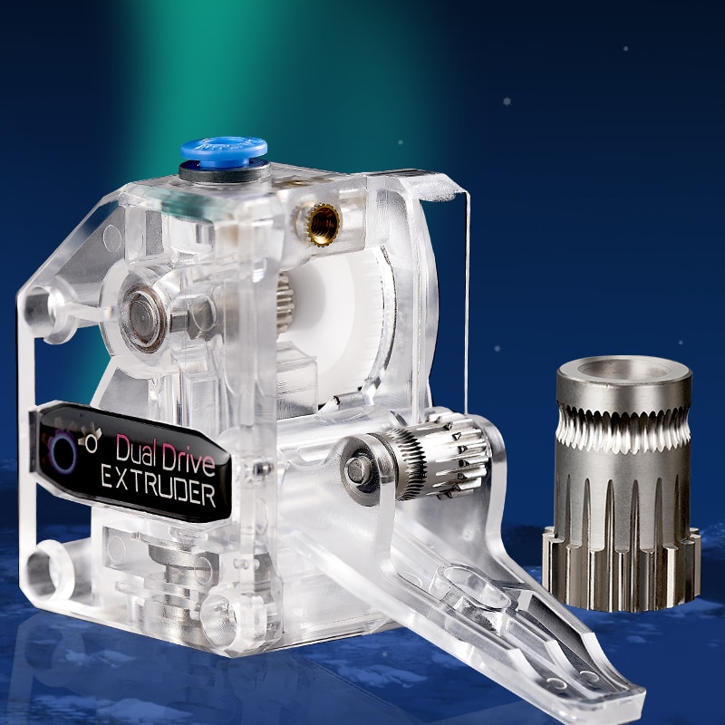 DDE Cloned Btech Dual Drive Bowden Direct Extruder for 3D Printer MK8 V6 Ender-3 CR10 For 1.75mm TPU/TPE Flexible Filament