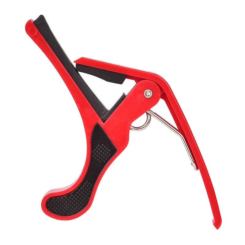 1PCS 6 Colors Key Acoustic Classic Guitar Capo For Tone Guitar Capo Quick Change Clamp: Red