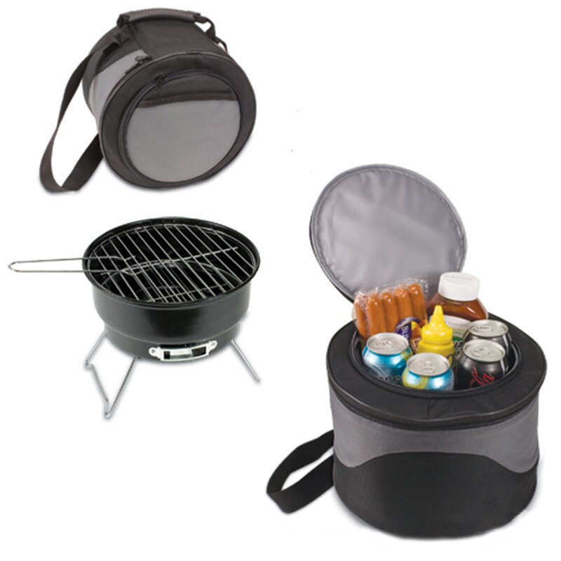 Foldable Ice Pack Stove Round Barbecue Grill Charcoal Outdoor Portable Barbecue Stove Picnic Tool